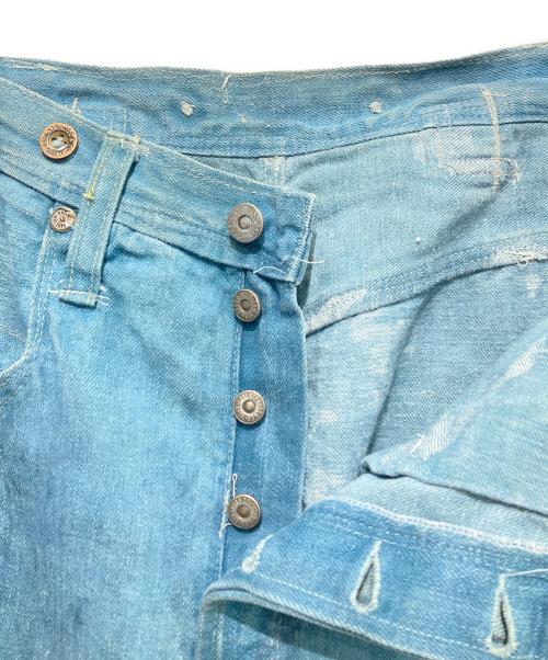 LEVI'S RED（リーバイス レッド）LEVI'S RED (リーバイス レッド) 00s ヘンプ混 シンチバック リバースウォッシュ ボタンフライ デニムパンツ インディゴ サイズ:不明の古着・服飾アイテム