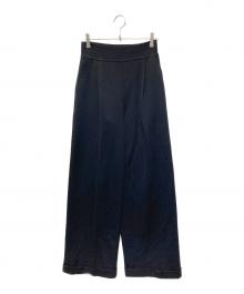CELINE（セリーヌ）の古着「ニットパンツ」｜ブラック