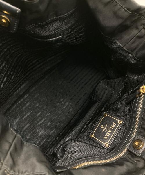 PRADA（プラダ）PRADA (プラダ) 2WAYハンドバッグ/ナイロンハンドバッグ ブラックの古着・服飾アイテム