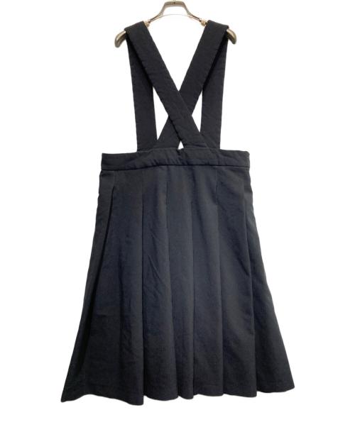 BLACK COMME des GARCONS（ブラックコムデギャルソン）BLACK COMME des GARCONS (ブラックコムデギャルソン) ジャンパースカート ブラック サイズ:Lの古着・服飾アイテム