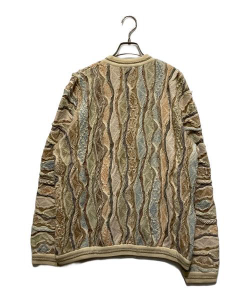 Coogi（クージー）Coogi (クージー) 3Dハーフジップニット ベージュ サイズ:SSの古着・服飾アイテム