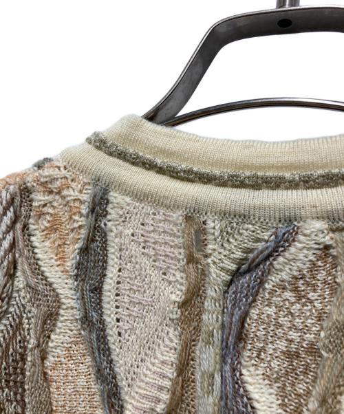 Coogi（クージー）Coogi (クージー) 3Dハーフジップニット ベージュ サイズ:SSの古着・服飾アイテム