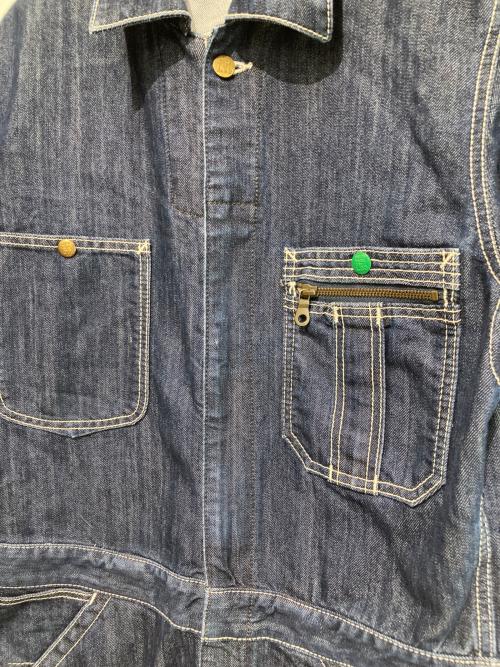 LEE（リー）LEE (リー) 全農 UNION ALLS FARMERS EDITION つなぎ インディゴ サイズ:Lの古着・服飾アイテム