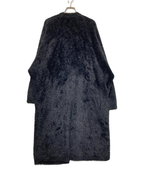 EMPORIO ARMANI（エンポリオ アルマーニ）EMPORIO ARMANI (エンポリオ アルマーニ) シャギーコート ブラック サイズ:38の古着・服飾アイテム