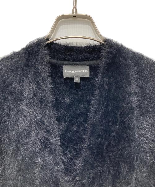 EMPORIO ARMANI（エンポリオ アルマーニ）EMPORIO ARMANI (エンポリオ アルマーニ) シャギーコート ブラック サイズ:38の古着・服飾アイテム
