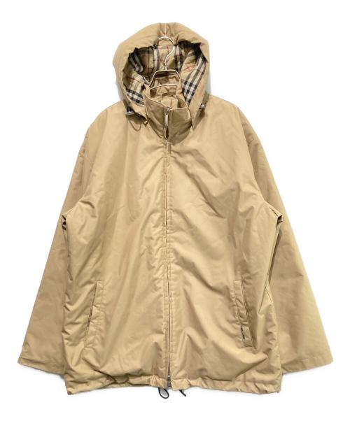 BURBERRY LONDON（バーバリーロンドン）BURBERRY LONDON (バーバリーロンドン) ノヴァチェックフーデットジャケット ベージュ サイズ:Mの古着・服飾アイテム