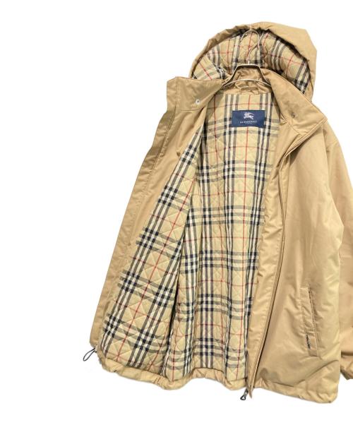 BURBERRY LONDON（バーバリーロンドン）BURBERRY LONDON (バーバリーロンドン) ノヴァチェックフーデットジャケット ベージュ サイズ:Mの古着・服飾アイテム