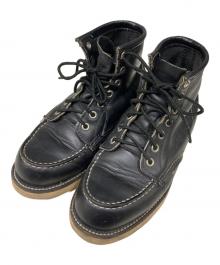 RED WING（レッドウィング）の古着「Classic Moc / アイリッシュセッター / 犬タグ」｜ブラック