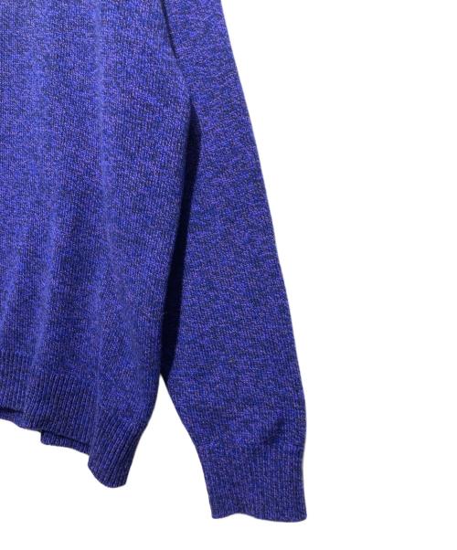 ATON（エイトン）ATON (エイトン) EDIFICE (エディフィス) 別注 WOOL MOULINE MOCKNECK SWEATER ネイビー サイズ:06の古着・服飾アイテム