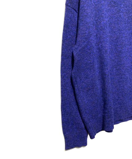 ATON（エイトン）ATON (エイトン) EDIFICE (エディフィス) 別注 WOOL MOULINE MOCKNECK SWEATER ネイビー サイズ:06の古着・服飾アイテム