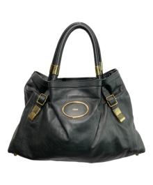 Chloe（クロエ）の古着「ヴィクトリアトートバッグ/レザートートバッグ」｜ブラック