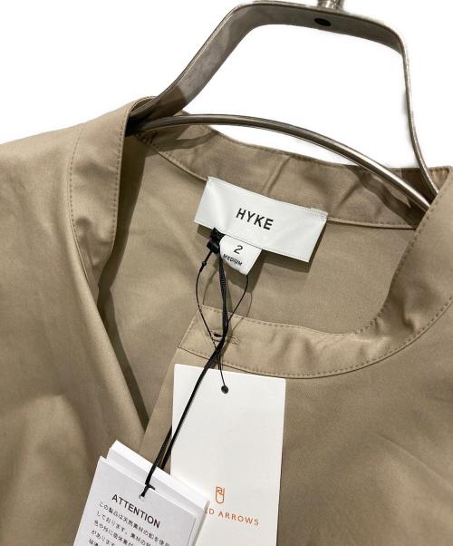 HYKE（ハイク）HYKE (ハイク) BALLOON SLEEVE BLOUSE ベージュ サイズ:2 未使用品の古着・服飾アイテム