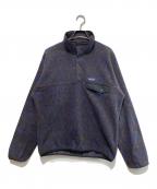 Patagoniaパタゴニア）の古着「ライトウェイトシンチラスナップT」｜ネイビー×ベージュ