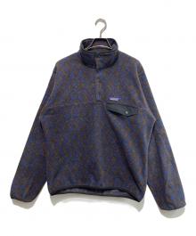 Patagonia（パタゴニア）の古着「ライトウェイトシンチラスナップT」｜ネイビー×ベージュ