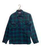PENDLETONペンドルトン）の古着「チェックシャツ/50s/vintage」｜ネイビー×グリーン