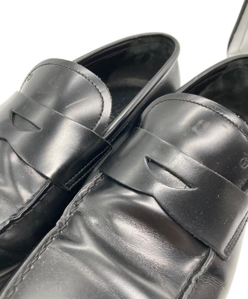 GIORGIO ARMANI（ジョルジオアルマーニ）GIORGIO ARMANI (ジョルジオアルマーニ) コインローファー ブラック サイズ:8(26.5-27)の古着・服飾アイテム