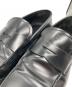 中古・古着 GIORGIO ARMANI (ジョルジオアルマーニ) コインローファー ブラック サイズ:8(26.5-27)：18000円