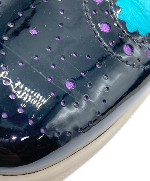 Christian Louboutin（クリスチャン・ルブタン）Christian Louboutin (クリスチャン・ルブタン) ローカットスニーカー ブラック×パープル サイズ:43の古着・服飾アイテム