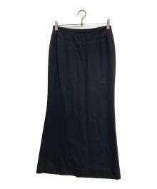 YOHJI YAMAMOTO（ヨウジヤマモト）の古着「バックジップスカート」｜ブラック