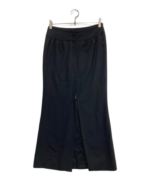 YOHJI YAMAMOTO（ヨウジヤマモト）YOHJI YAMAMOTO (ヨウジヤマモト) バックジップスカート ブラック サイズ:XSの古着・服飾アイテム