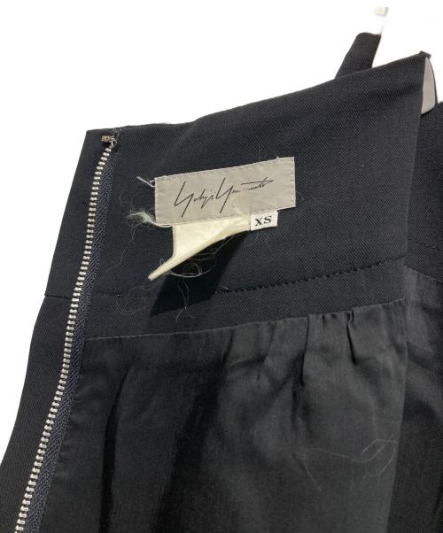YOHJI YAMAMOTO（ヨウジヤマモト）YOHJI YAMAMOTO (ヨウジヤマモト) バックジップスカート ブラック サイズ:XSの古着・服飾アイテム