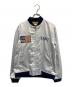 Buzz Rickson's（バズリクソンズ）の古着「SATIN TOUR JACKET 第18戦闘爆撃航空団 18th FTR-BOMB WING」｜グレー×ネイビー