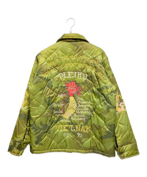 TAILOR TOYO（テーラー東洋）TAILOR TOYO (テーラー東洋) VIETNAM MAP ベトナムライナージャケット グリーン サイズ:Mの古着・服飾アイテム