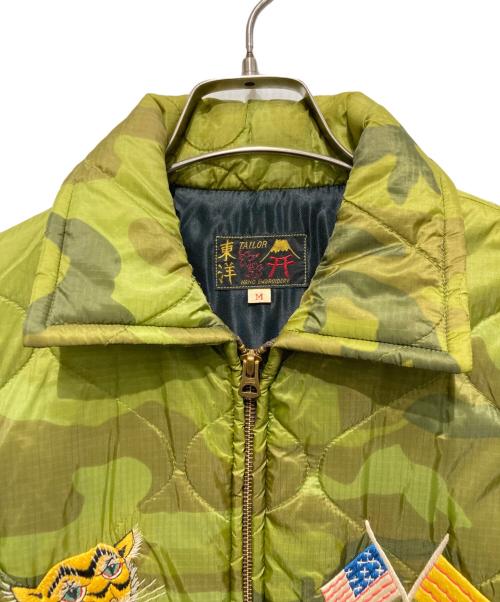TAILOR TOYO（テーラー東洋）TAILOR TOYO (テーラー東洋) VIETNAM MAP ベトナムライナージャケット グリーン サイズ:Mの古着・服飾アイテム