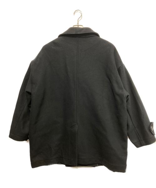 jieda（ジエダ）jieda (ジエダ) OVER P COAT オーバーサイズPコート ブラック サイズ:1の古着・服飾アイテム