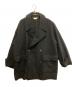 jieda（ジエダ）の古着「OVER P COAT オーバーサイズPコート」｜ブラック