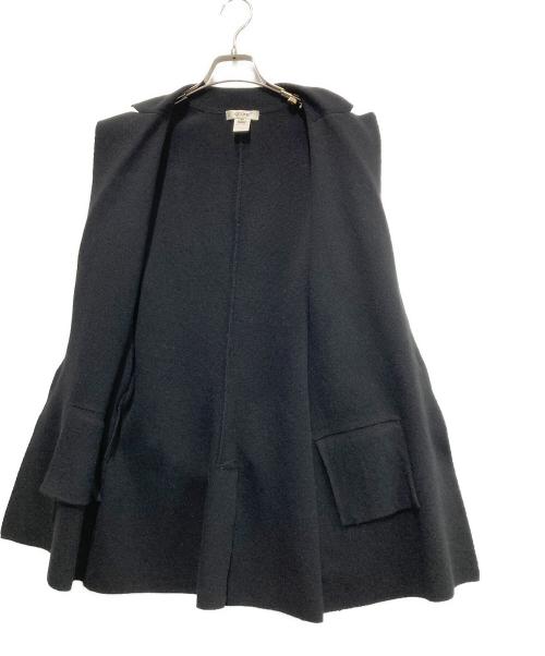 CELINE PARIS（セリーヌパリ）CELINE PARIS (セリーヌパリ) ロゴプレート ニットジャケット ブラック サイズ:40の古着・服飾アイテム