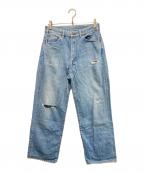45Rフォーティファイブ・アール）の古着「ライト麦デニム/Rye Mugi Denim Charlotte5 Sei」｜スカイブルー