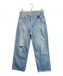 45R（フォーティファイブ・アール）の古着「ライト麦デニム/Rye Mugi Denim Charlotte5 Sei」｜スカイブルー