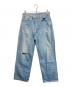 45R（フォーティファイブ・アール）の古着「ライト麦デニム/Rye Mugi Denim Charlotte5 Sei」｜スカイブルー