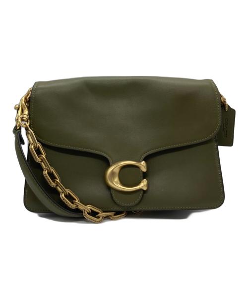 COACH（コーチ）COACH (コーチ) チェーンタビーショルダーバッグ カーキの古着・服飾アイテム