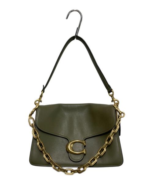 COACH（コーチ）COACH (コーチ) チェーンタビーショルダーバッグ カーキの古着・服飾アイテム