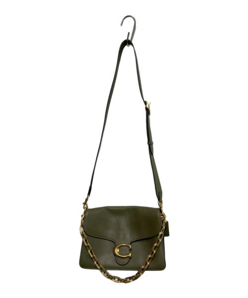 COACH（コーチ）COACH (コーチ) チェーンタビーショルダーバッグ カーキの古着・服飾アイテム