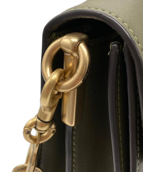 COACH（コーチ）COACH (コーチ) チェーンタビーショルダーバッグ カーキの古着・服飾アイテム