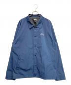 stussyステューシー）の古着「COACH JACKET」｜ネイビー
