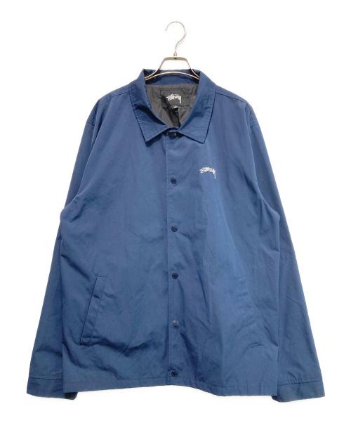stussy（ステューシー）stussy (ステューシー) COACH JACKET ネイビー サイズ:Lの古着・服飾アイテム