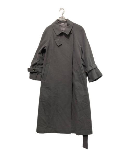 Snidel（スナイデル）Snidel (スナイデル) ウールカシミヤスタンドカラーコート グレー サイズ:1の古着・服飾アイテム