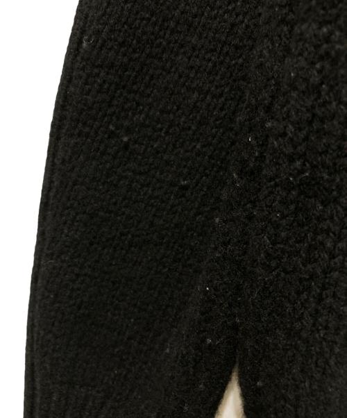 HYKE（ハイク）HYKE (ハイク) ウールニット ブラック サイズ:1の古着・服飾アイテム