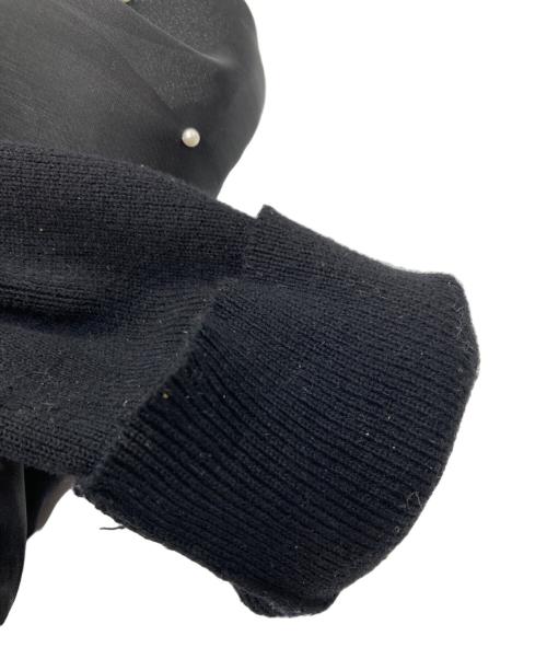 Bibiy.（ビビィ）Bibiy. (ビビィ) AMELIE PEPURAMU KNIT ブラック サイズ:Freeの古着・服飾アイテム