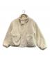 matin kim（マーティン キム）の古着「KNIT MIXED TEDDY CROP JUMPER」｜ベージュ