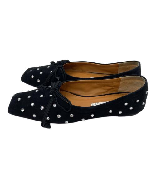 Pippichic（ピッピシック）Pippichic (ピッピシック) UNITED ARROWS (ユナイテッドアローズ) 別注バレエシューズ ブラック サイズ:38の古着・服飾アイテム
