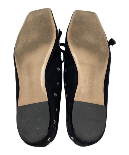 Pippichic（ピッピシック）Pippichic (ピッピシック) UNITED ARROWS (ユナイテッドアローズ) 別注バレエシューズ ブラック サイズ:38の古着・服飾アイテム