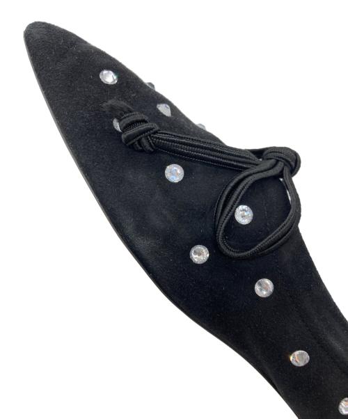 Pippichic（ピッピシック）Pippichic (ピッピシック) UNITED ARROWS (ユナイテッドアローズ) 別注バレエシューズ ブラック サイズ:38の古着・服飾アイテム