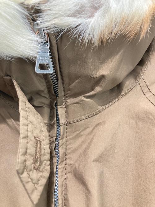 PRADA SPORTS（プラダスポーツ）PRADA SPORTS (プラダスポーツ) ナイロンファーコート ブラウン サイズ:38の古着・服飾アイテム