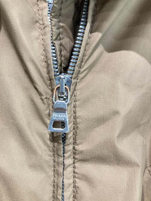 PRADA SPORTS（プラダスポーツ）PRADA SPORTS (プラダスポーツ) ナイロンファーコート ブラウン サイズ:38の古着・服飾アイテム