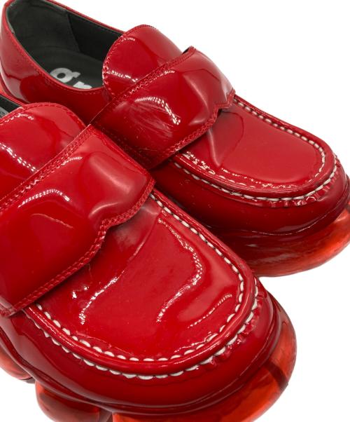grounds（グラウンズ）grounds (グラウンズ) JEWELRY LOAFER レッド サイズ:23㎝の古着・服飾アイテム